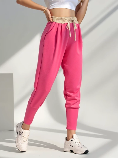 Royalfashion Moteriškos kelnes su auksine juostele