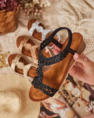 "Royalfashion" Moteriški sandalai su subtiliu viršumi "Millis"