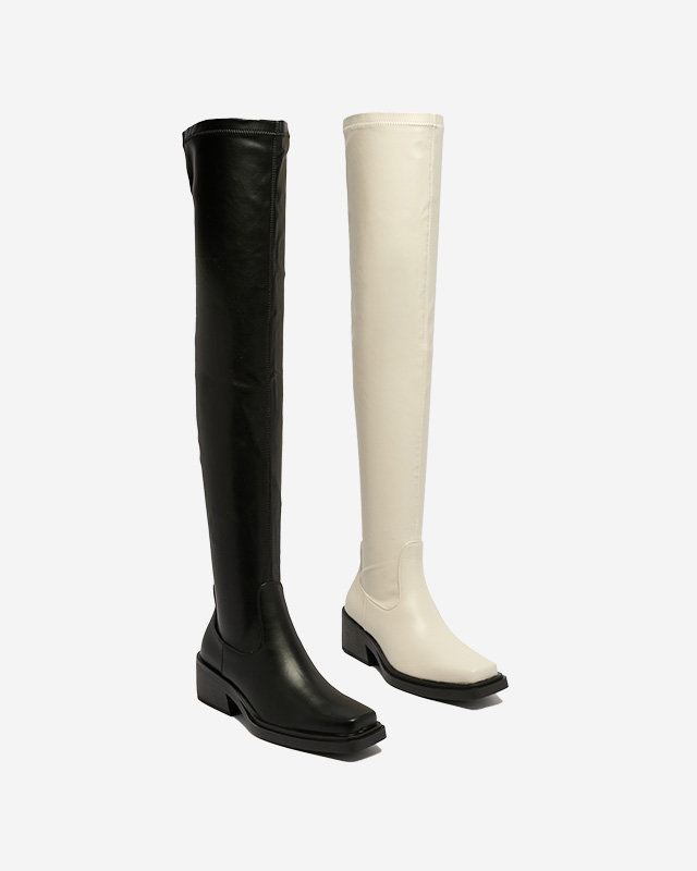 Ботфорты женские бежевого цвета Arrit - Обувь