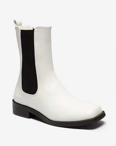 Moteriški Aulinukai Astra Balti Odiniai Elegantiški Rudeniui