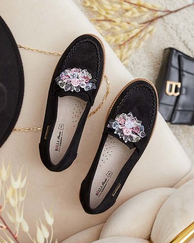 Royalfashion Mokasinai su spalvotais akmenimis Restea