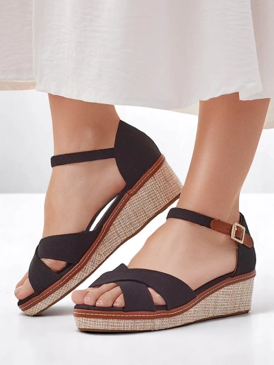 Royalfashion Women's Terrific Open Toe Wedge Sandals