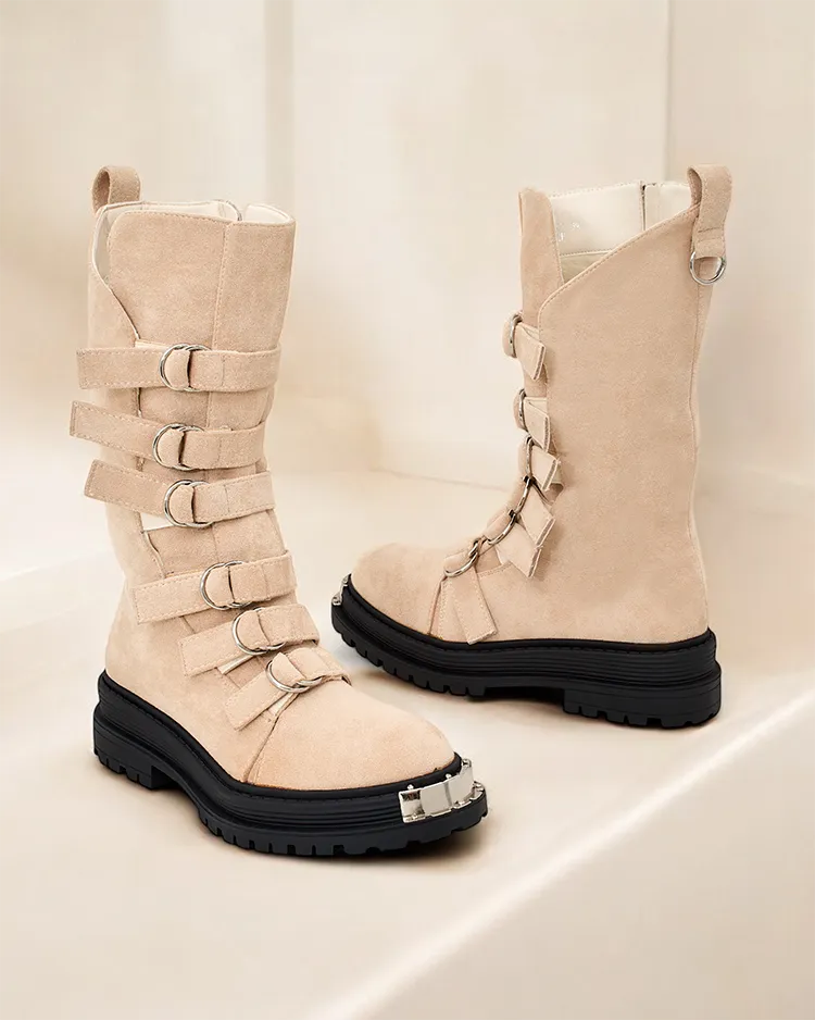 Женские высокие сапоги Royalfashion Edi