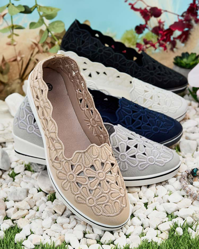 Royalfashion Женские полусапожки на низком каблуке Dellio