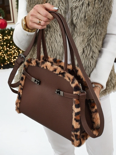 Maža moteriška eko odos rankinė su pantera Panthory