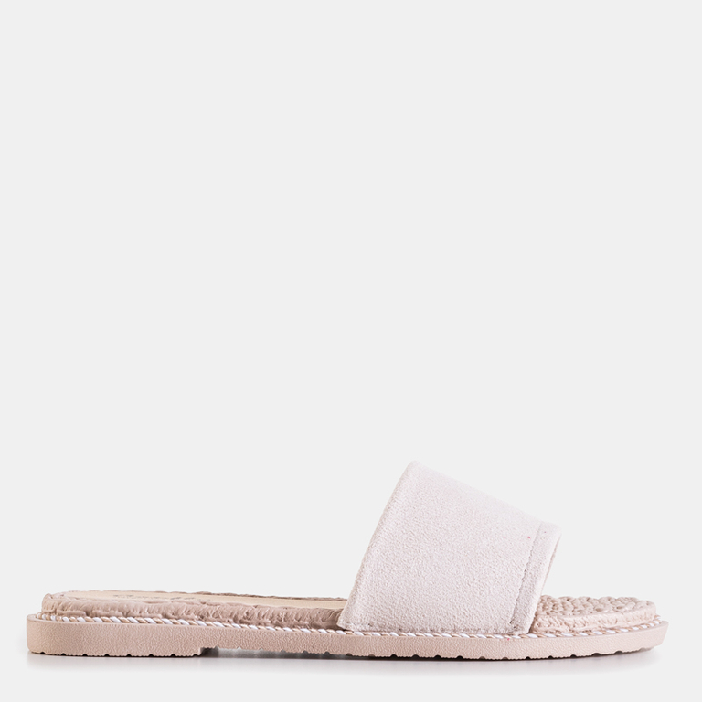 Бежевые женские шлепанцы Ysia