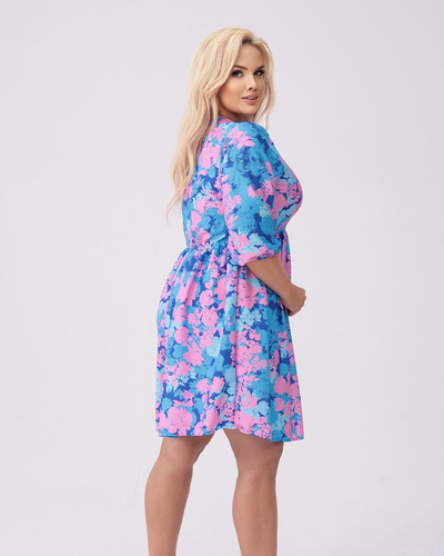 "Royalfashion" Moteriška suknelė iki kelių su raštu PLUS SIZE