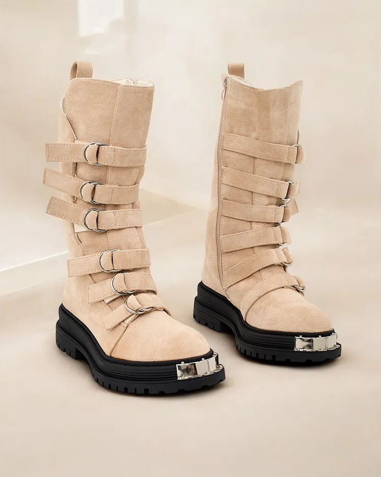 Женские высокие сапоги Royalfashion Edi