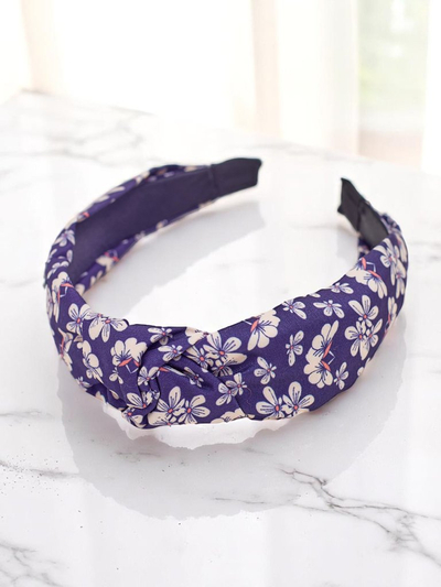 Royalfashion Plaukų juosta su pintu gėlėtu raštu Florinda