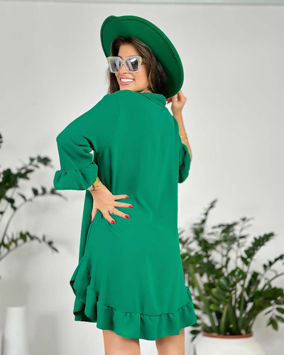 Royalfashion Moteriška oversize suknelė su atvartais