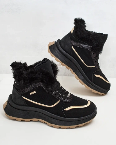 Royalfashion Утепленные женские кроссовки с мехом Mofell