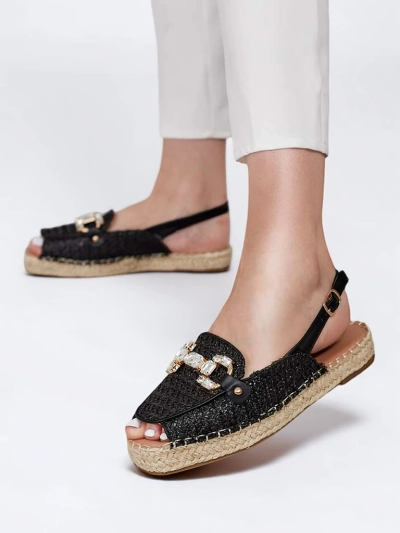 "Royalfashion" Moteriškos espadrilės su atsegamais pirštais