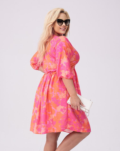 Royalfashion Женское платье длиной до колена с принтом PLUS SIZE