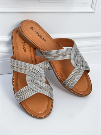 Royalfashion Dziewczyńskie laczki plecione Woven Breeze