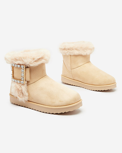 Royalfashion Женские сапоги a'la snow boots с орнаментом Galaes