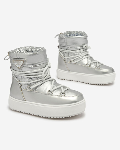 Royalfashion Детские сапоги-скороходы a'la snow boots in silver Asifa