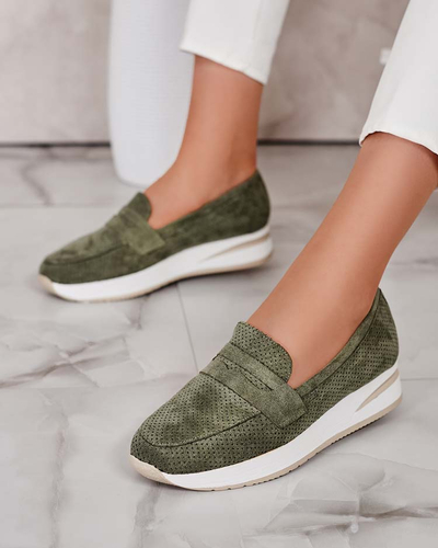 Royalfashion Moteriški mokasinai žema pakulne Sirn