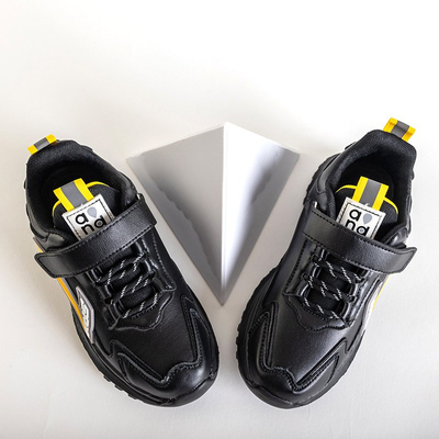 Juodi vaikiški sportbačiai „Harven“ - avalynė