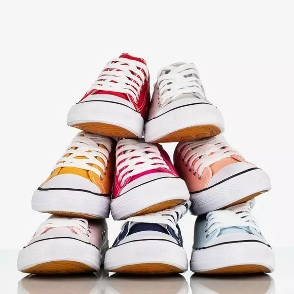 Niebieskie trampki damskie Noenoes - Obuwie