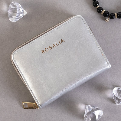 Klasikinė sidabrinė moteriška piniginė - Aksesuarai