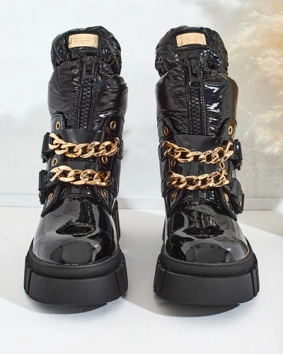 Royalfashion Women's Ebidef Chain Boots