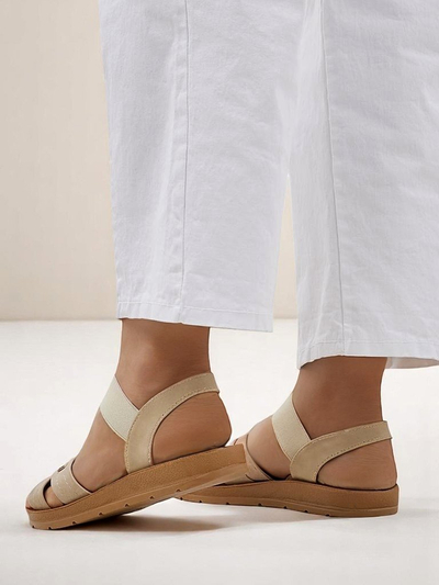 Royalfashion moteriški sandalai su elastine juostele Zerefis