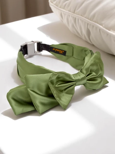 Royalfashion Satininė plaukų juosta su kaspinu Celine