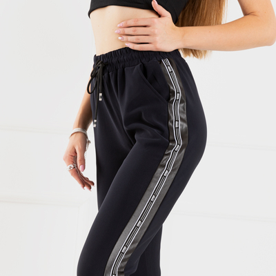 Moteriškos tamsiai mėlynos sportinės kelnės - Drabužiai