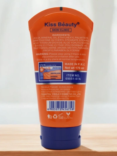 Kiss Beauty Солнцезащитный крем 90 SPF 170мл