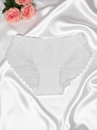 Royalfashion Женские хлопковые трусы с кружевом Pure Lace