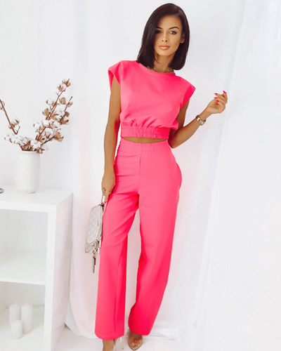 Женский спортивный костюм цвета фуксии - Одежда