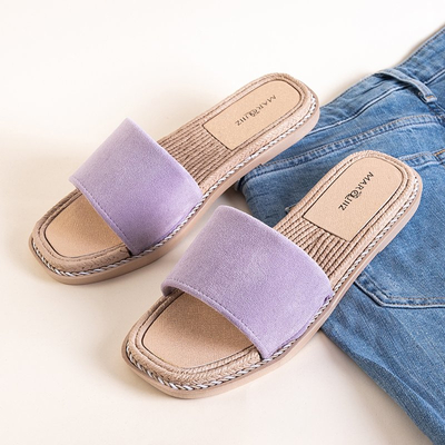 Фиолетовые женские шлепанцы Victoria