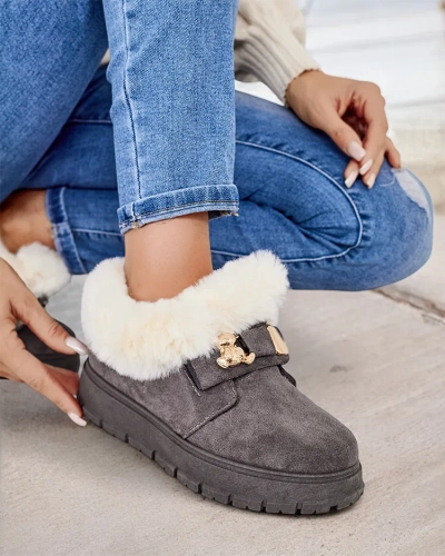 Royalfashion Женские короткие сапоги a'la snow boots Dobis
