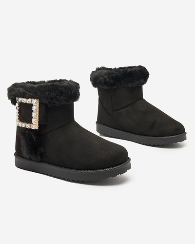 Royalfashion Женские сапоги a'la snow boots с орнаментом Galaes