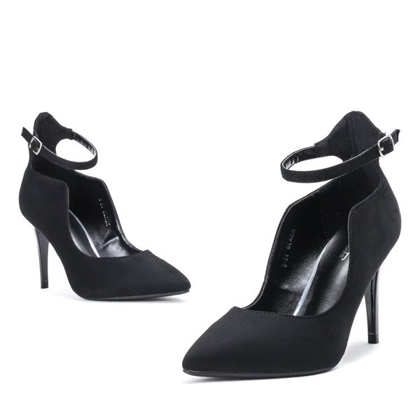 Czarne czółenka na szpilce Adda - Obuwie