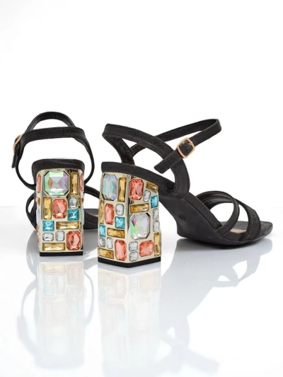 Royalfashion Блестящие женские сандалии Crystal Charm