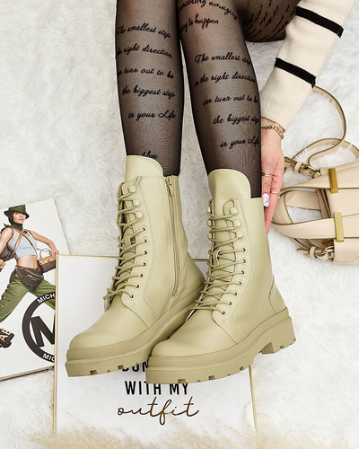 "Royalfashion" Eko odos moteriški maišyti batai "Vederme"