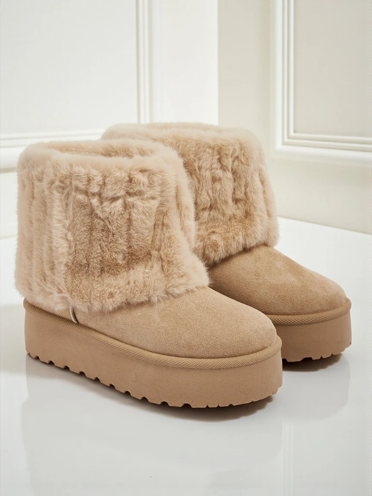 Ботинки a'la снегоходы женские с мехом Irelle