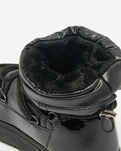 Royalfashion Черные женские сноубутсы Galebda