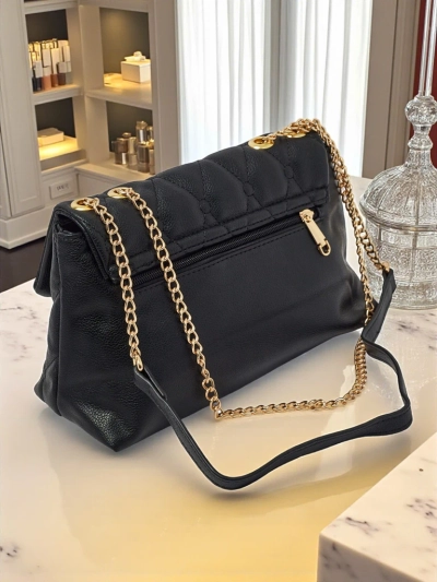 Maža dygsniuota rankinė iš minkštos eko odos „Frost Ember“