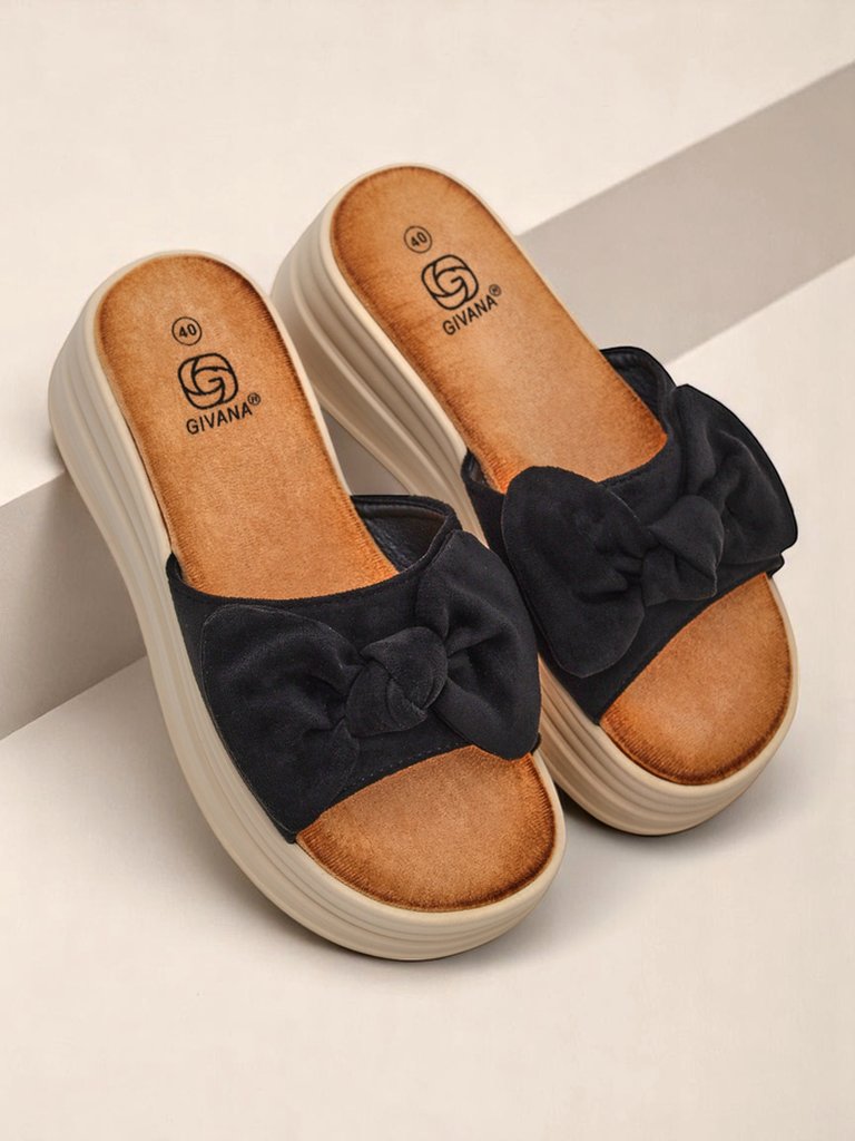 Royalfashion Женские шлепанцы на платформе Givan