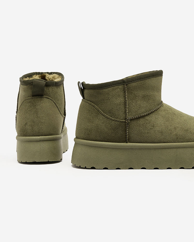 Royalfashion Green женские сапоги на платформе Ersinella