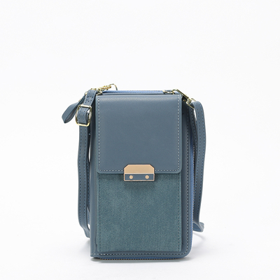 Tamsiai mėlyna moteriška mini piniginė-piniginė - Priedai