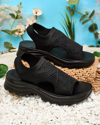 Royalfashion Moteriški sandalai su cirkoniais Alebin