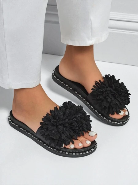 Royalfashion Женские шлепанцы на плоской подошве Flora Blide