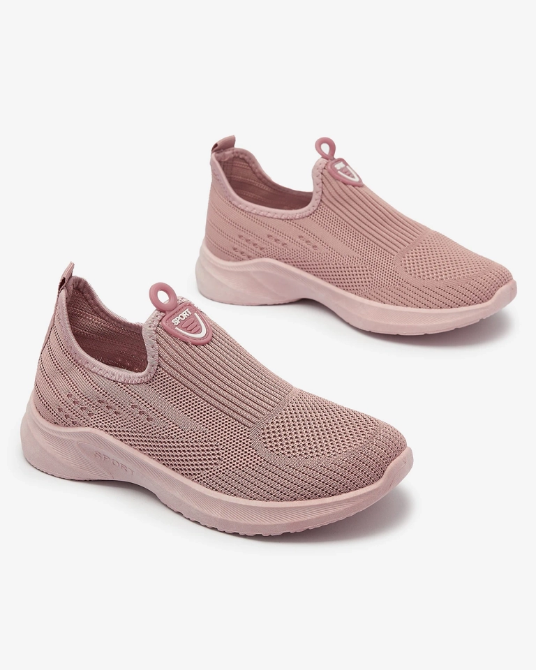Розовый Женская тканевая спортивная обувь Slip On Regika - Обувь