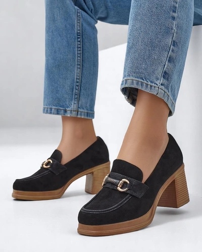 Royalfashion Женские лоферы на устойчивом каблуке Apareus