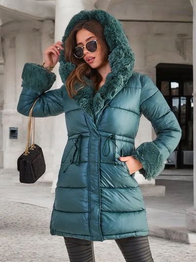 Royalfashion Ilgas moteriškas paltas