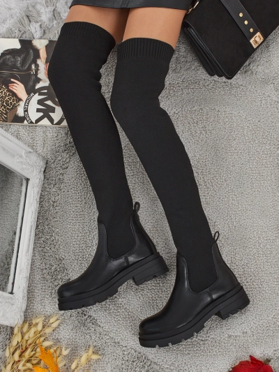 Ilgi moteriški užtraukiami batai Orlina