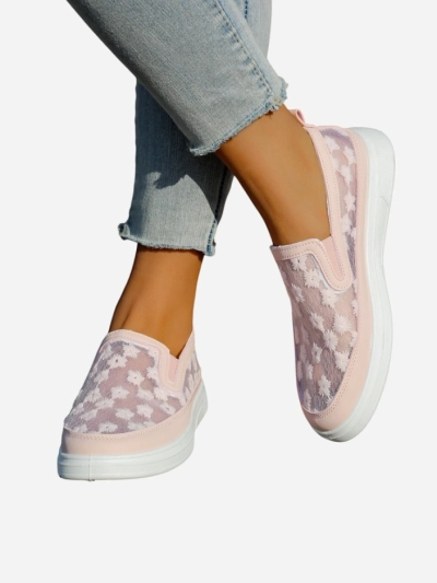 Royalfashion Женские сетчатые лоферы с цветами Emzos